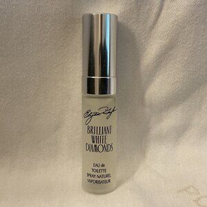 Elizabeth Taylor BRILLIANT WHITE DIAMONDS EAU de TOILETTE SPRAY .33 Oz vintage